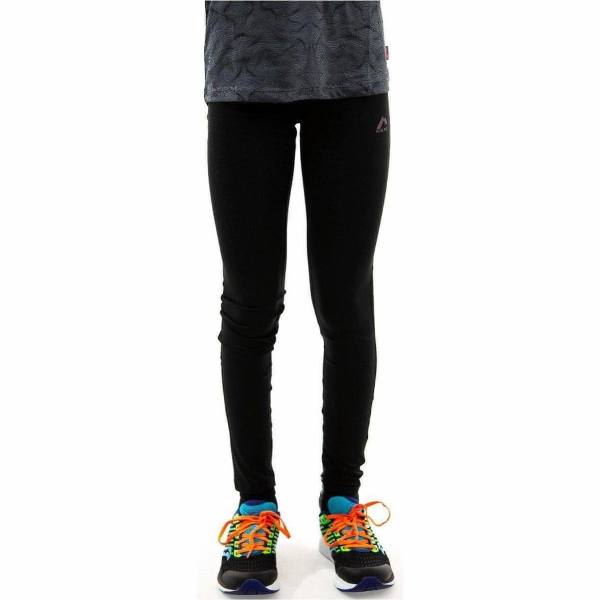 Perfect Fit Wear More Mile Girls Long Running Tights - Black