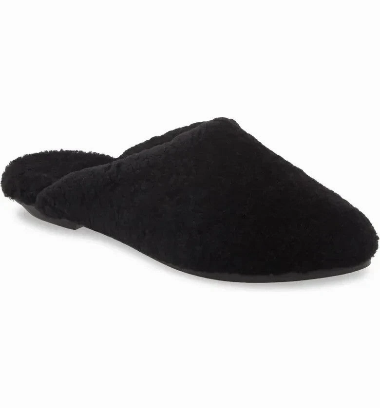 Easy Clean Surface Eileen Fisher Blog3 Slipper Women's  Black Almond Toe Slip-On Mule JOBB585