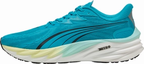 Cozy Fit Reinforced Arch Bridge Puma Velocity Nitro 4 Mens Running Shoes - Blue