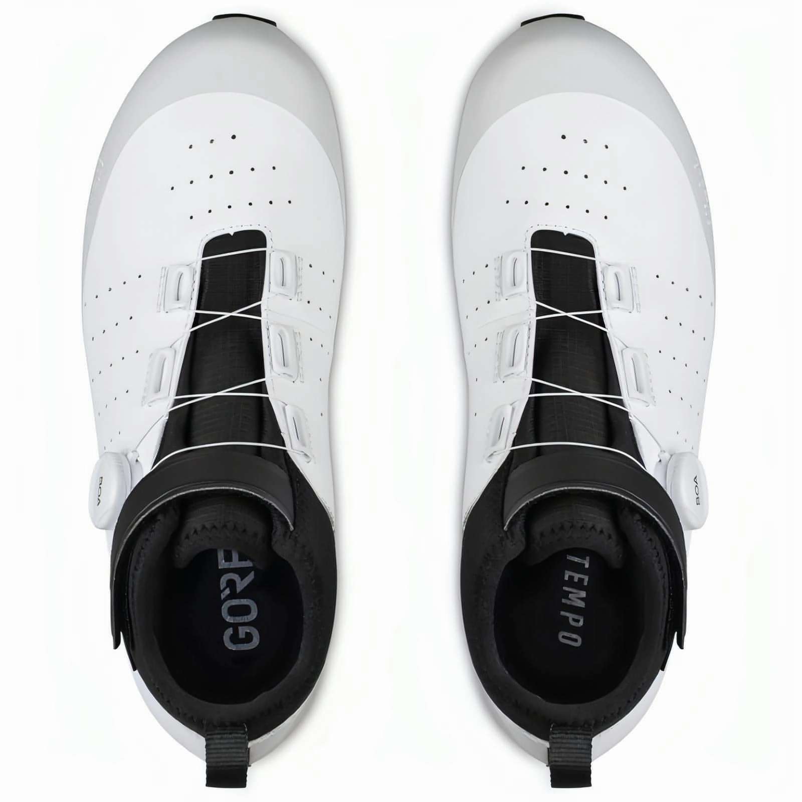 Style Runner Easy Motion Fizik Tempo Artica R5 GORE-TEX Winter Road Cycling Boots - White