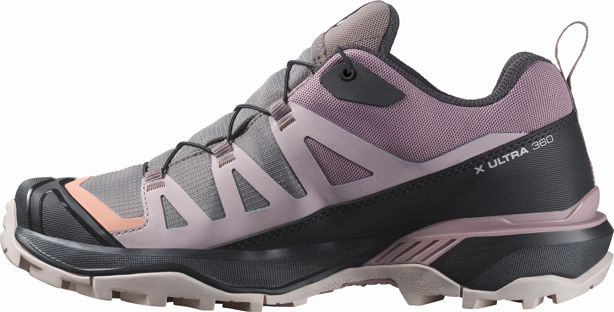 Supportive Base Trail Stamina Salomon X Ultra 360 GORE-TEX Womens Walking Shoes - Grey