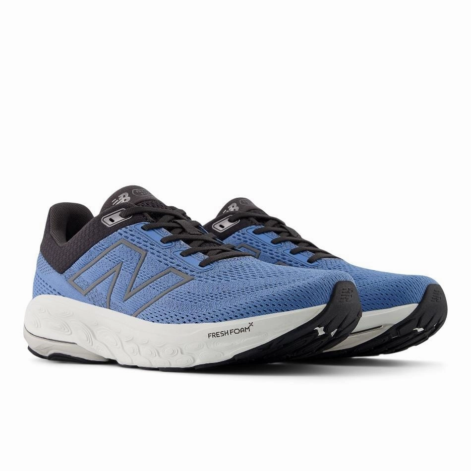 casual wearer casual - use shoes New Balance Men's 860 V14 2E (Wide Fitting) Width Running Shoes in Blue Laguna SS25