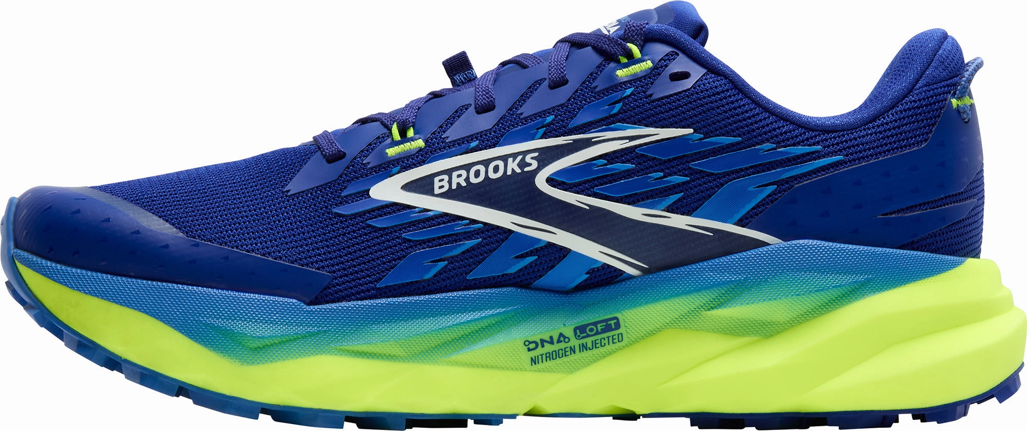 Brooks Cascadia 19 Mens Trail Running Shoes - Blue Anatomical Toe Box