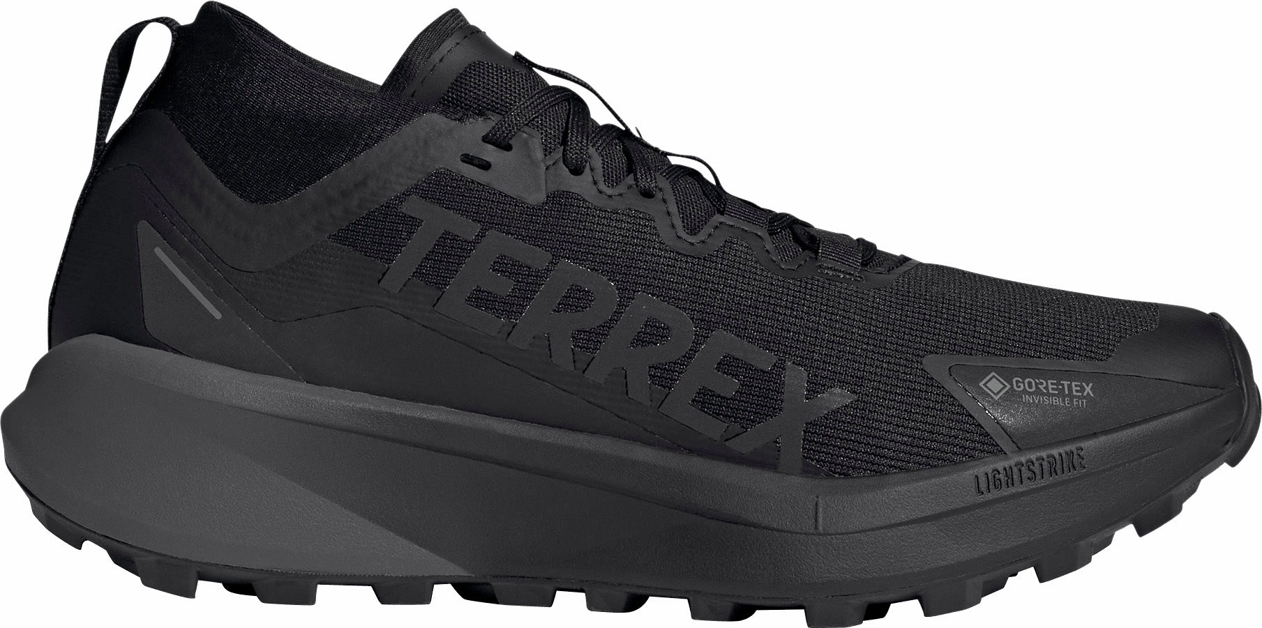 Carbon Fiber Responsiveness adidas Terrex Agravic GORE-TEX Mens Trail Running Shoes - Black