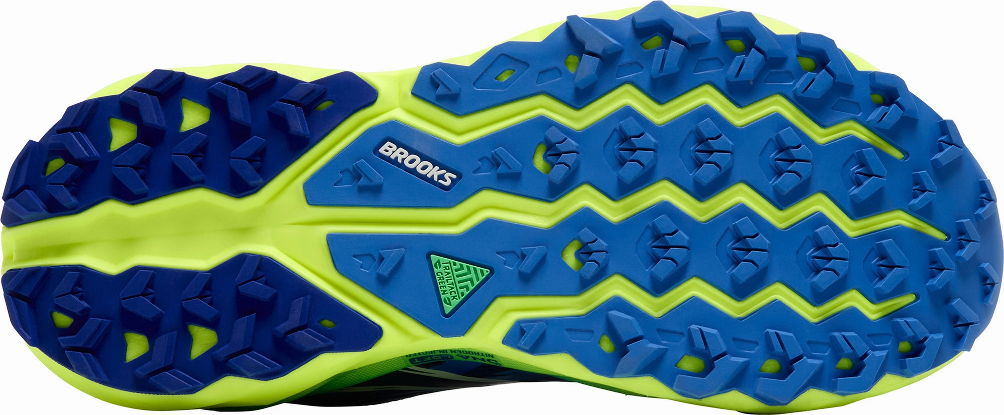 Shock Dispersion Layer adventure running shoes Brooks Cascadia 19 WIDE FIT Mens Trail Running Shoes - Blue