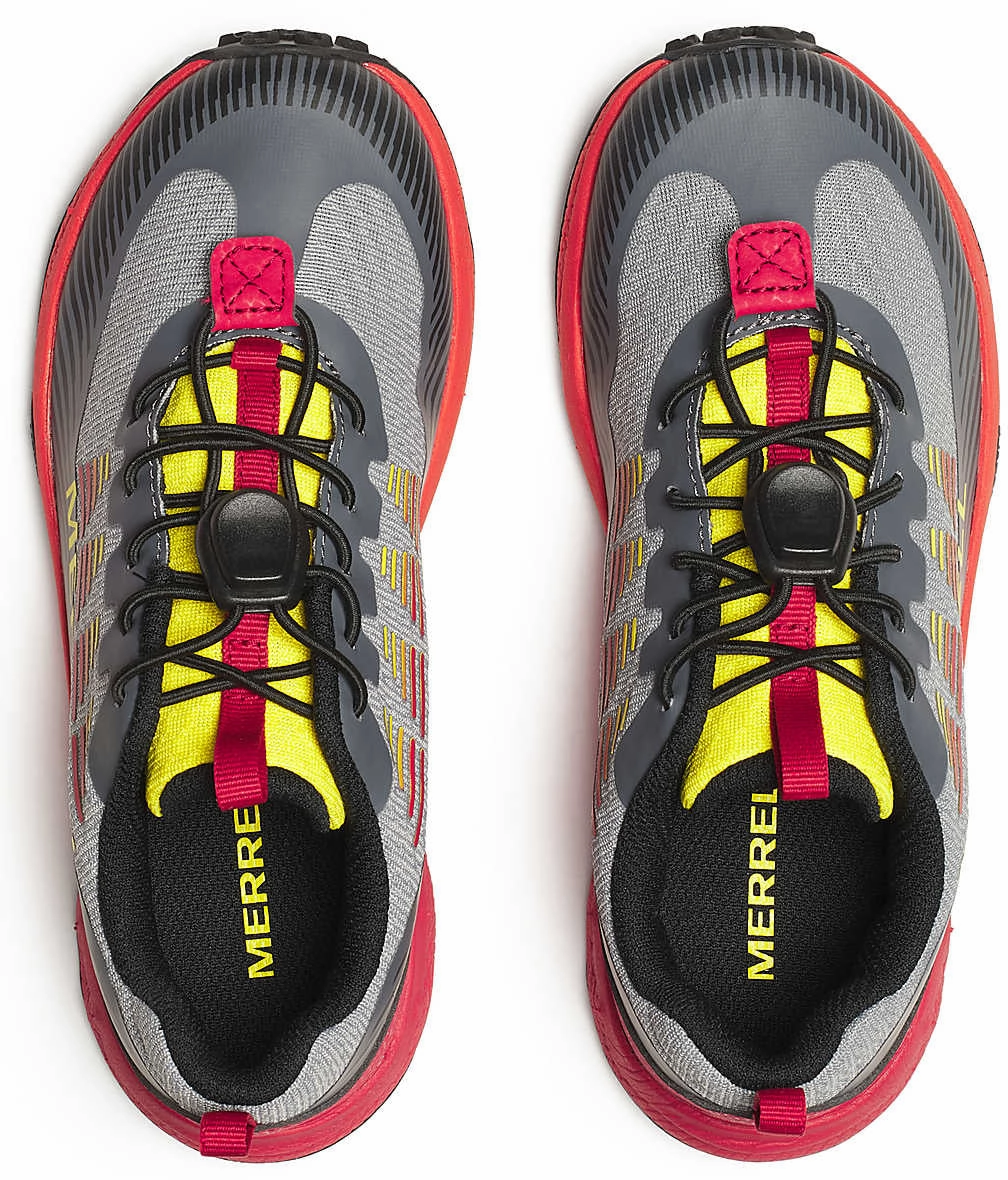 Pronation Control Tech Merrell Agility Peak Junior Walking Shoes - Grey