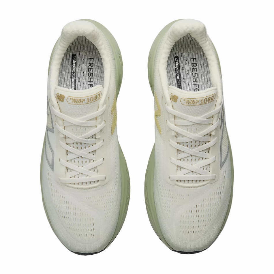 trendy - feature shoes Arch Support System New Balance Men's 1080 V14 Running Shoes in Garter Snake/Sea Salt/Silver Metallic AW25