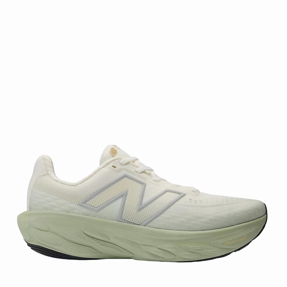 Shock Resistance Warmup Session New Balance Men's 1080 V14 Running Shoes in Garter Snake/Sea Salt/Silver Metallic AW25