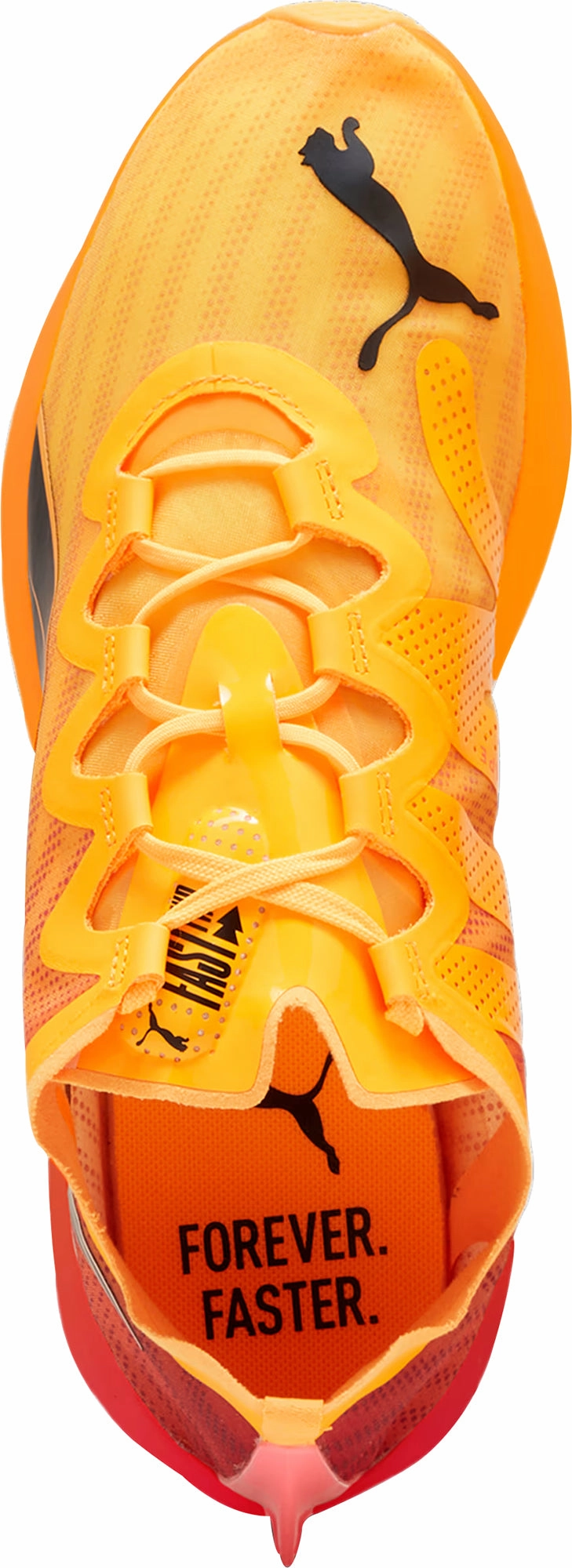 Puma Fast-FWD Nitro Elite Mens Running Shoes - Orange Ventilated Footbed Tech Rolling Motion Transition