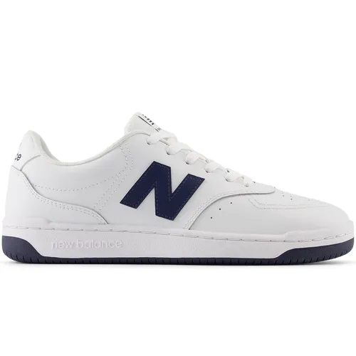 Fun Pace New Balance Unisex Bb80 White/Navy Sneaker Shoe