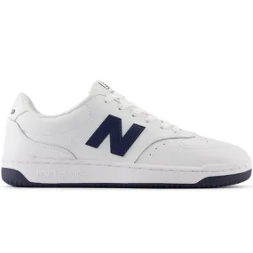 Fun Pace New Balance Unisex Bb80 White/Navy Sneaker Shoe