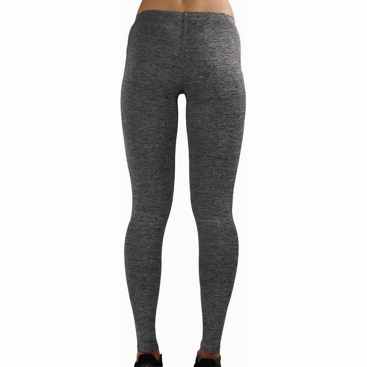Breathable Feel Versatile Feel More Mile Train To Run Womens Long Running Tights - Grey