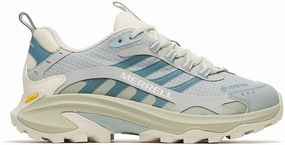Foam Injection Trail Ready Durability Merrell Moab Speed 2 GORE-TEX Womens Walking Shoes - Blue