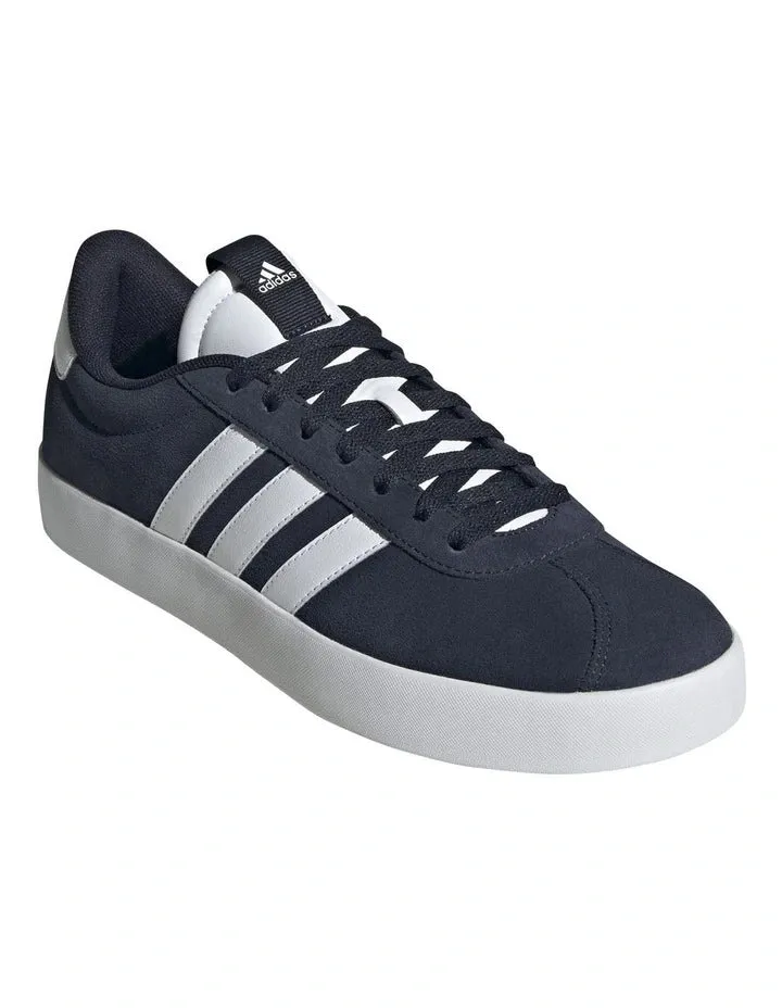 Adidas Men's Vl Court 3.0 Ink Navy/White Sneaker Shoe Tidy Lines Style Tour