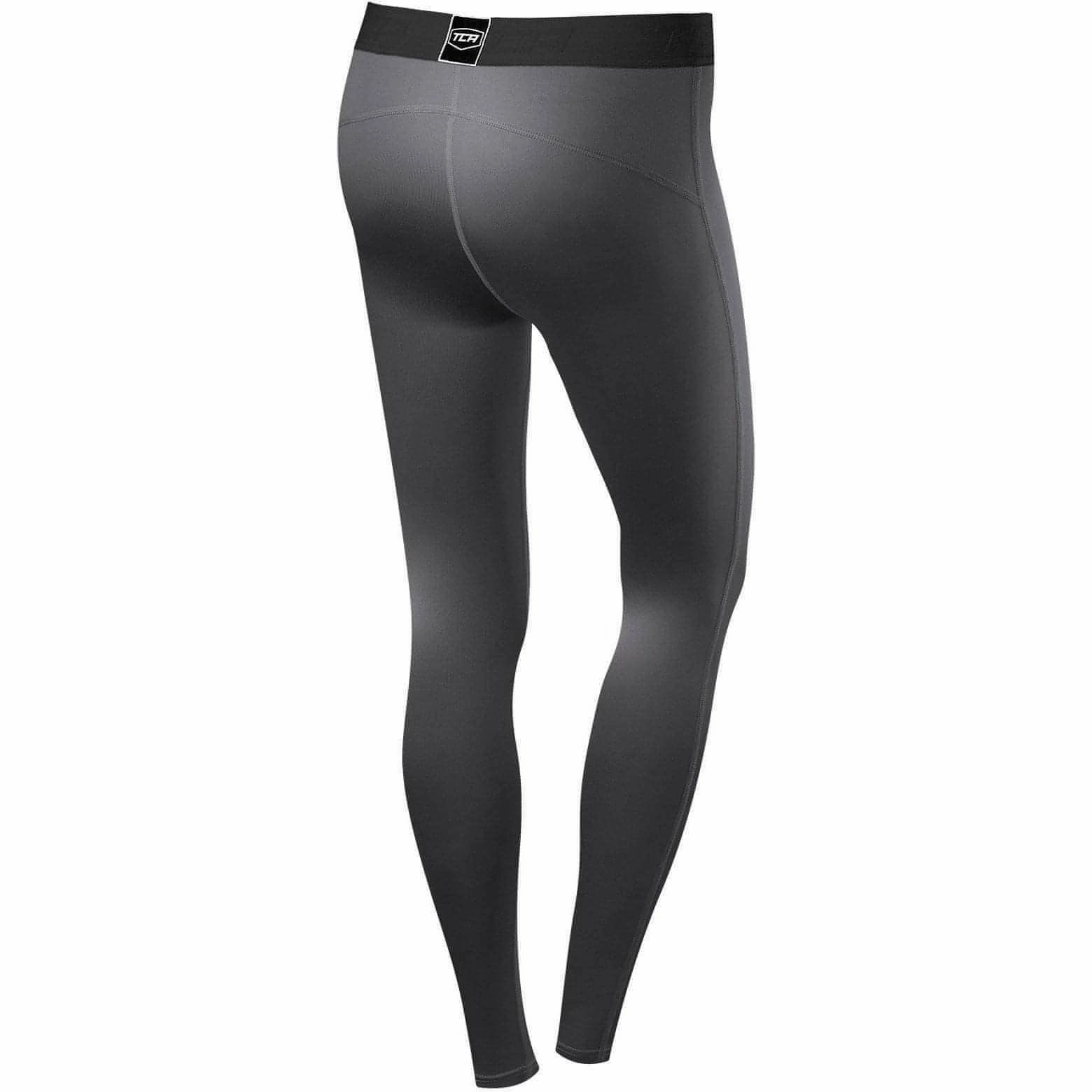 TCA Pro Performance Endurance Womens Long Running Tights - Grey Perfect Activewear Camping Gear Skin Friendly