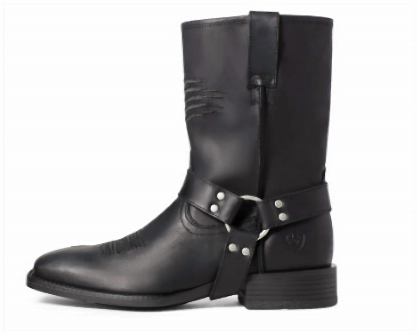 Men's Harness Patriot Ultra Western Boots In Black Seamless Feel