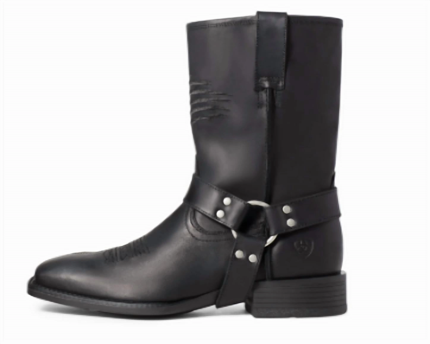 Classic Core Ultimate Durability Men's Harness Patriot Ultra Western Boots In Black