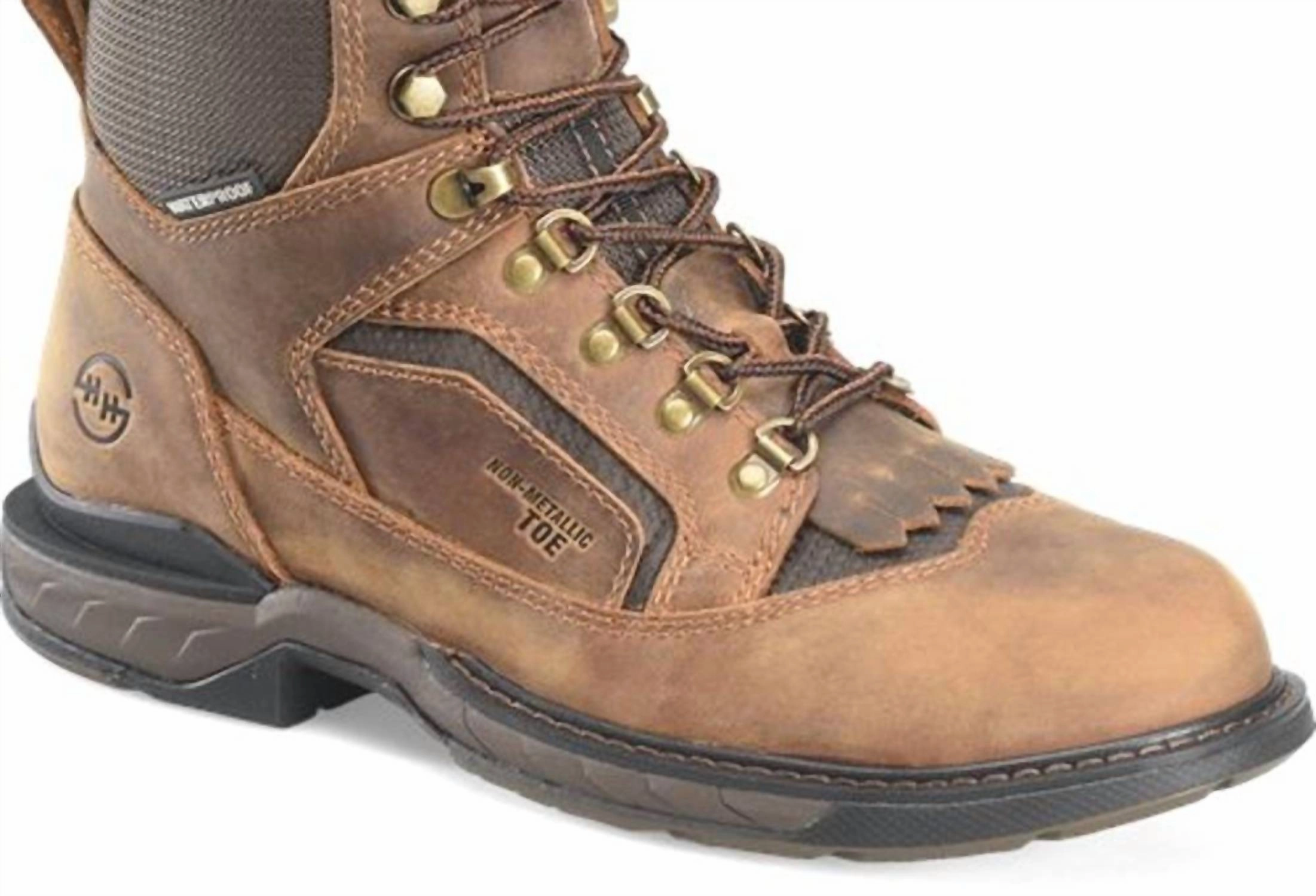 Urban Hiker Mountain Path Men's Comp-Toe Brigand 6" Waterproof Work Boot In Tan
