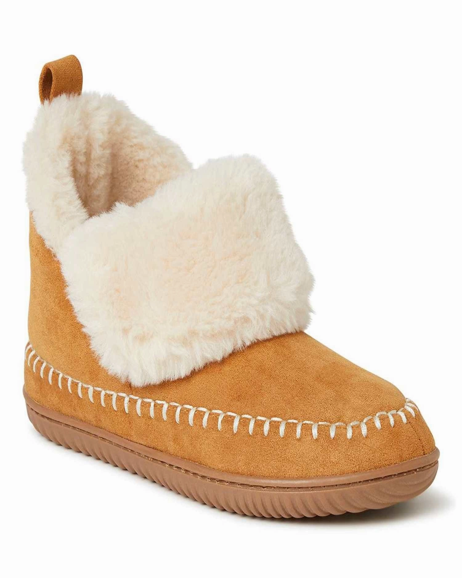 Alpine by Dearfoams Women's Moritz Bootie House Slipper Poolside Comfort