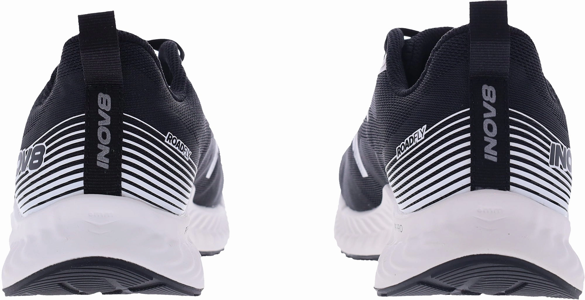 Breathable Vamp Design Visible in Dark Inov8 RoadFly WIDE FIT Womens Running Shoes - Black