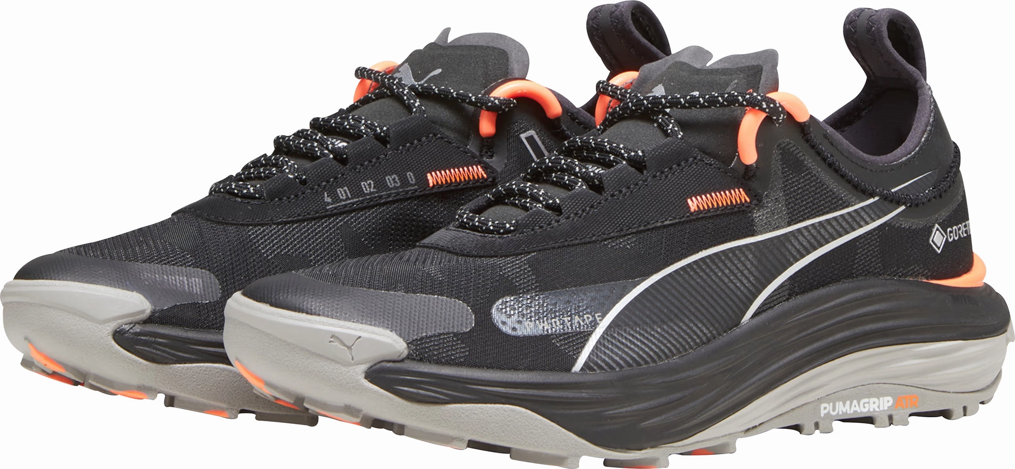 Natural Flex Grooves peak - running Puma Voyage Nitro 3 GORE-TEX Womens Trail Running Shoes - Black