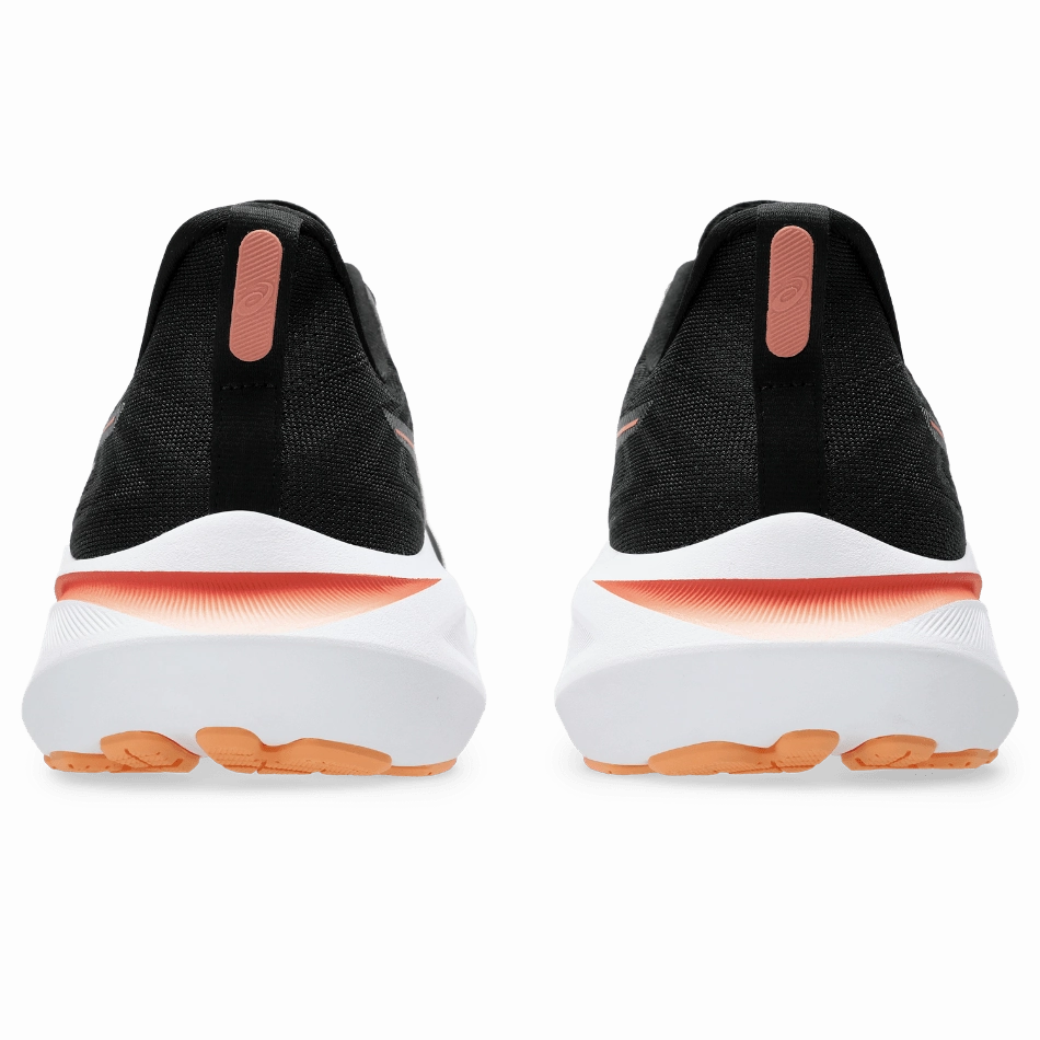 Asics Men's GT-2000 v13 Running Shoes Black/Faded Orange AW24 Lightweight Mesh Materials