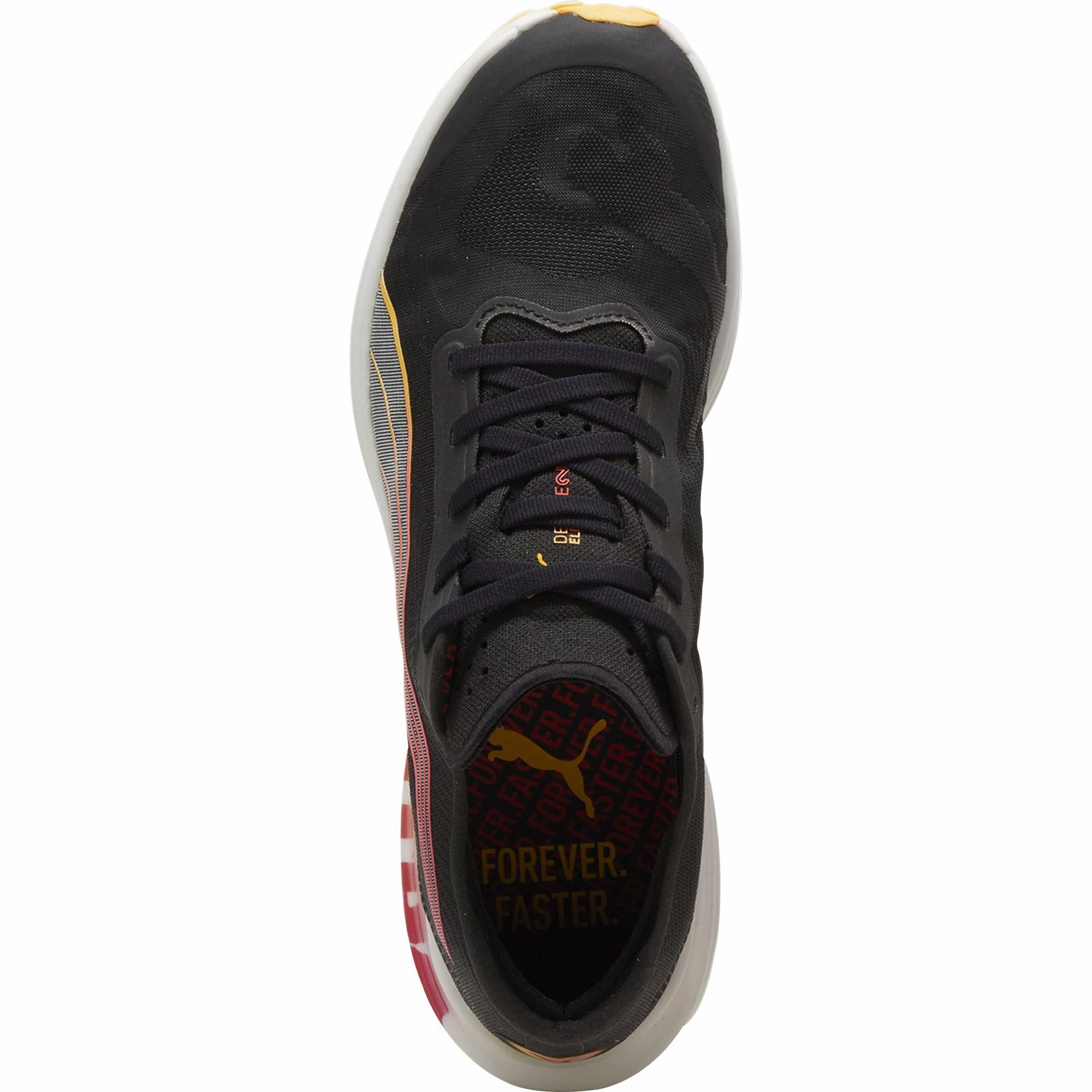 Puma Deviate Nitro Elite 2 Mens Running Shoes - Black Structured Heel Cup