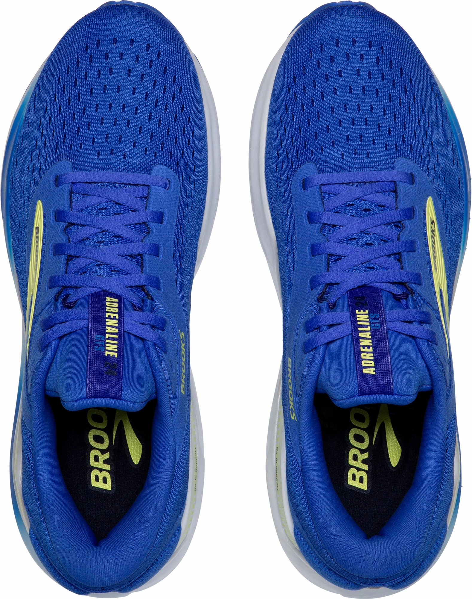 Brooks Adrenaline GTS 24 Mens Running Shoes - Blue Textured Upper Balanced Frame