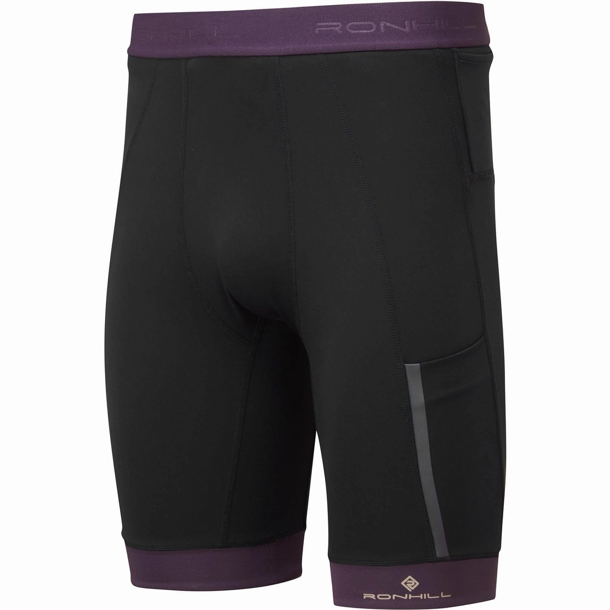 Dance wear Ronhill Tech Ultra 9 Inch Mens Short Running Tights - Black