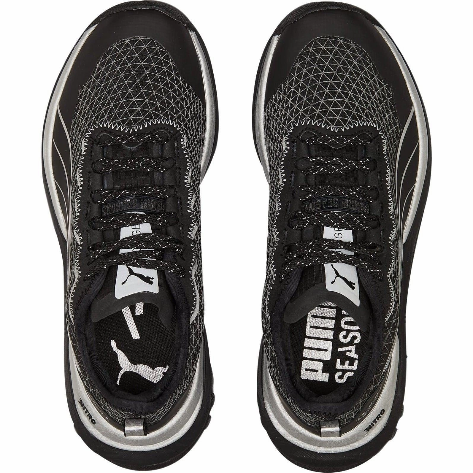 Puma Voyage Nitro 2 GORE-TEX Womens Trail Running Shoes - Black polyester - upper shoes