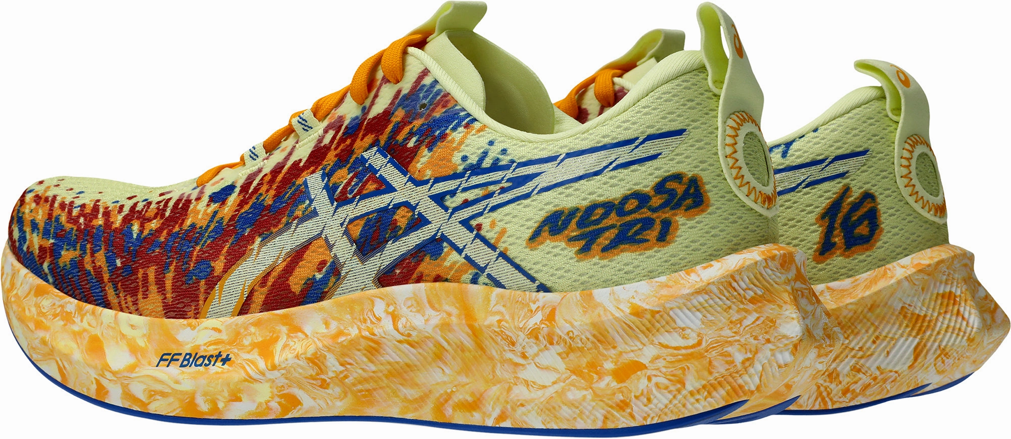 Asics Noosa Tri 16 Mens Running Shoes - Yellow Effortless support Vibration Dampening