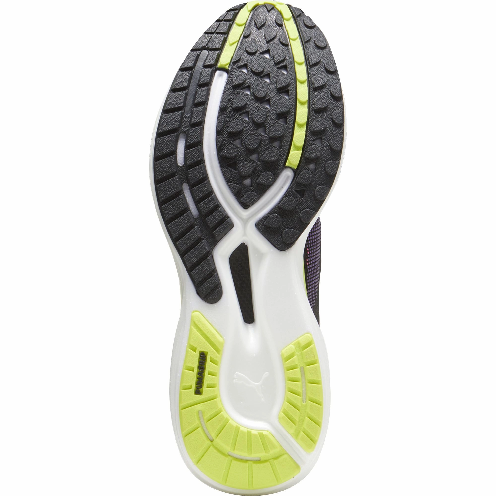 Puma Deviate Nitro 2 Mens Running Shoes - Black Hexagonal Grip Tread