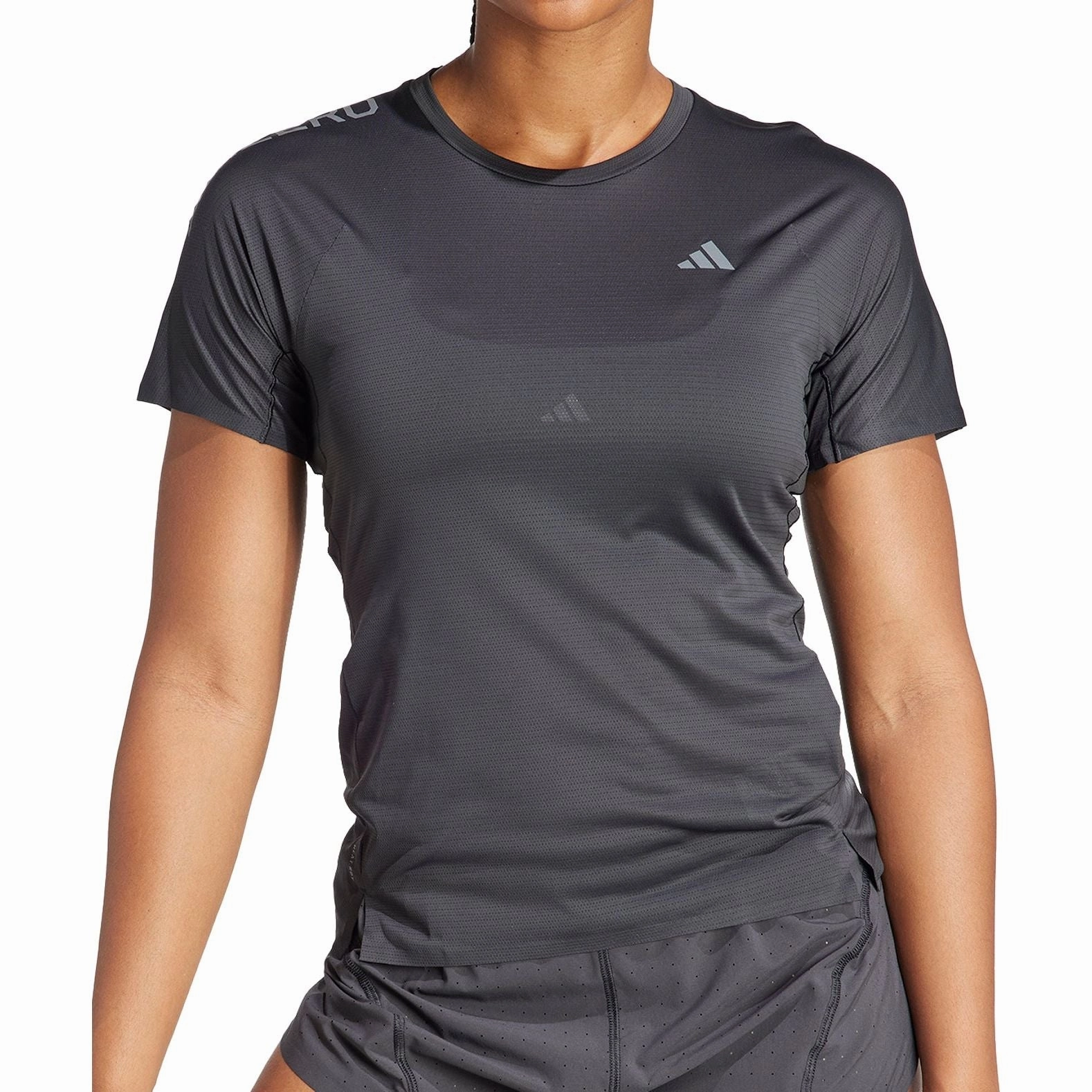Quality Comfort adidas Adizero Short Sleeve Womens Running Top - Black