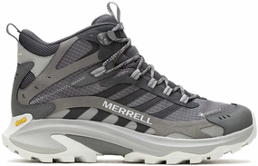 Merrell Moab Speed 2 Mid GORE-TEX Mens Walking Boots - Grey reinforced - areas