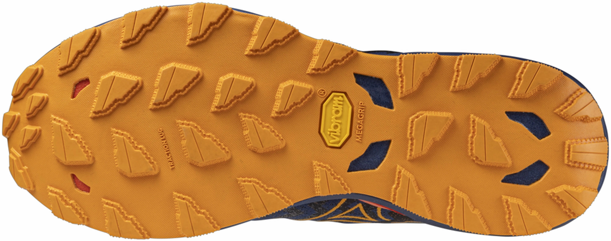 Mizuno Wave Daichi 8 Mens Trail Running Shoes - Blue perforated upper