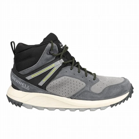 Men's Wildwood Mid Waterproof Hiking Boots In Granite Robust Build Feather Light Daily Walks