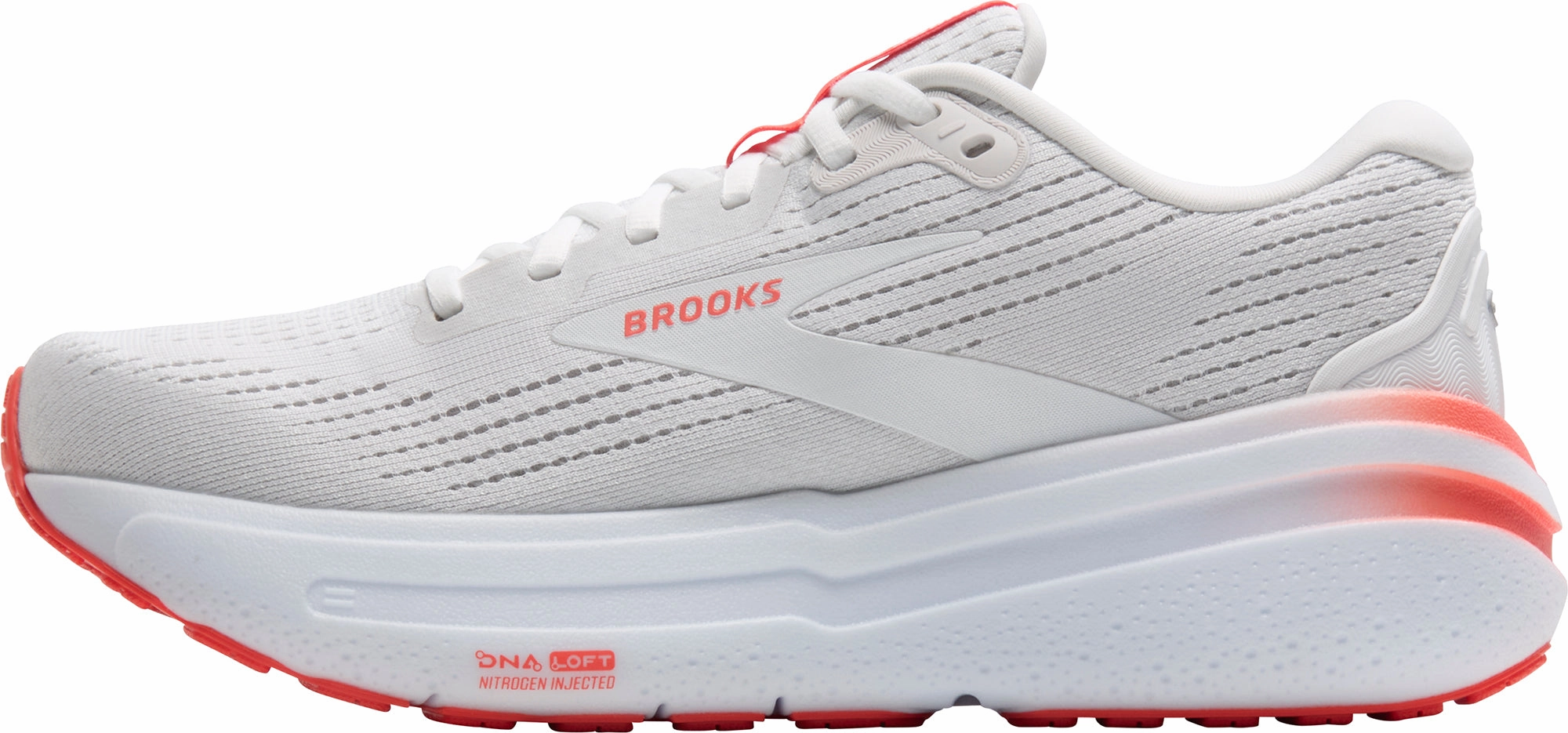 Brooks Ghost Max 2 Womens Running Shoes - White custom - fit running shoes indoor track running shoe employment