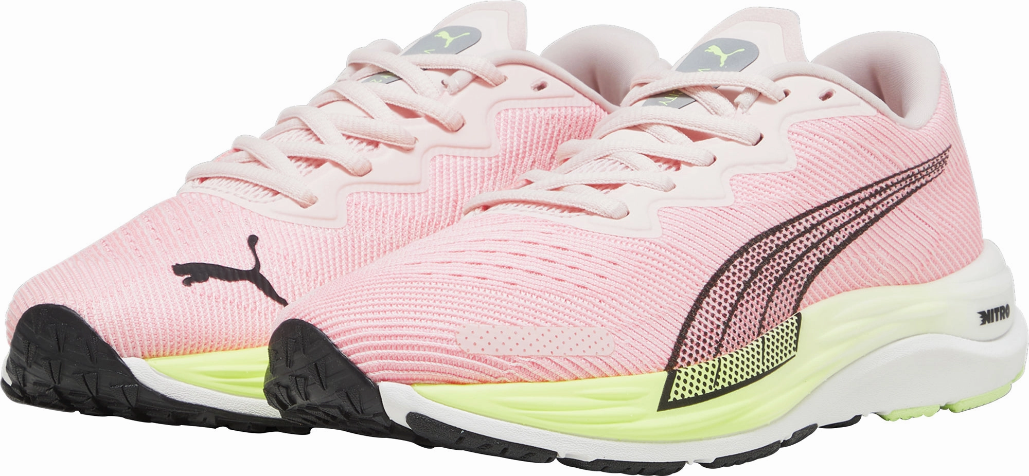 Shock Diffusing Puma Velocity Nitro 2 Womens Running Shoes - Pink