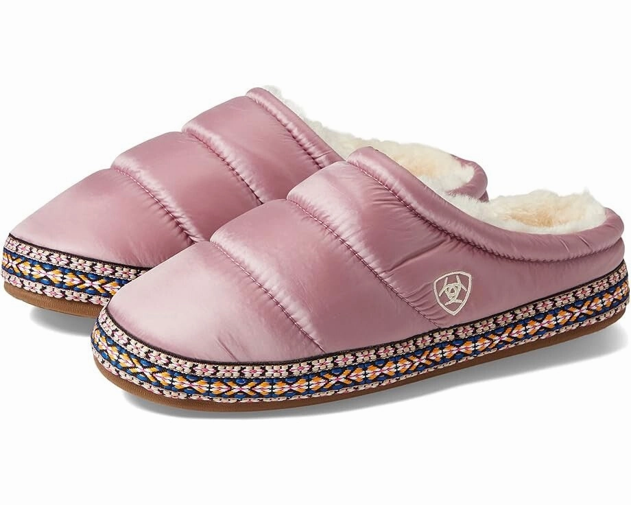 Ariat Crius AR2696-650 Clogs Women's Pink Round Toe Comfort Slippers JOBB377 Backless style Excellent Performance