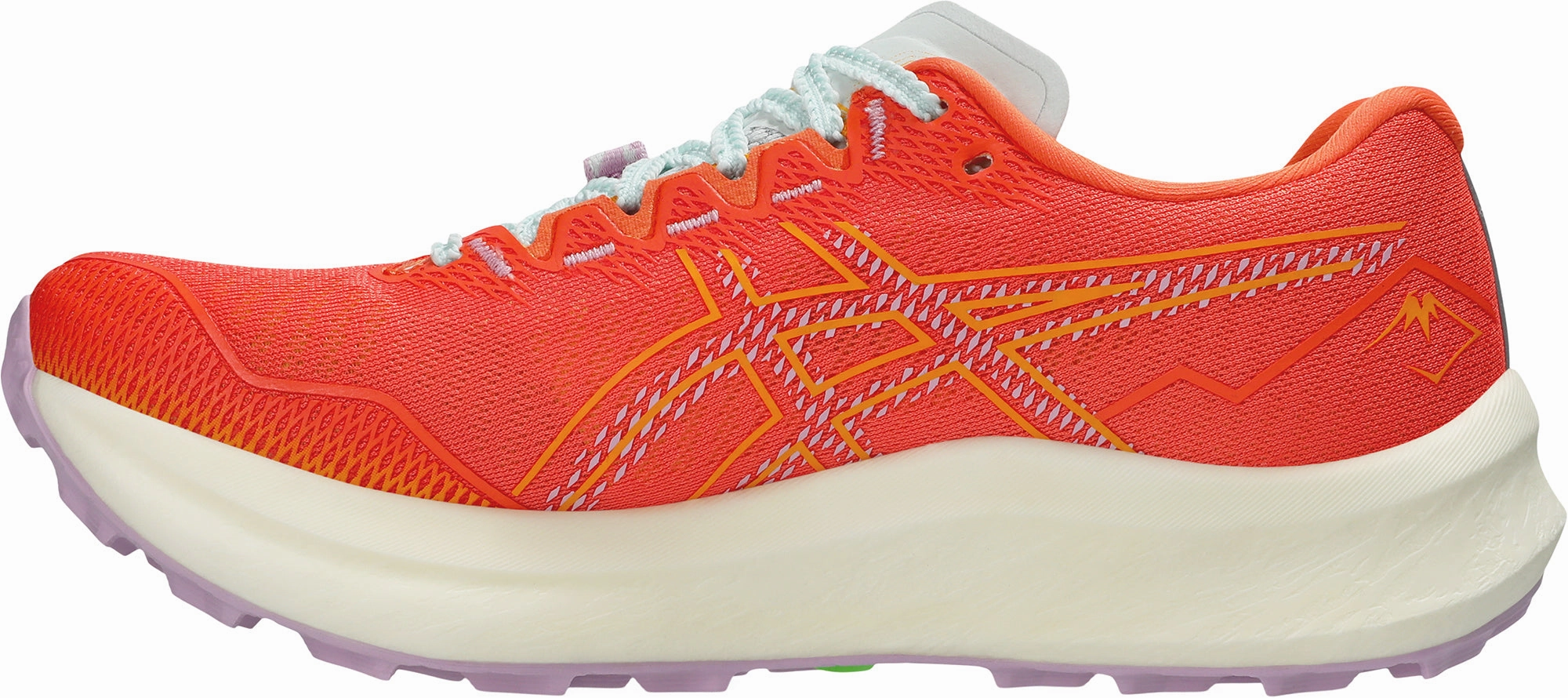 running for stress relief shoes Asics FujiSpeed 3 Womens Trail Running Shoes - Orange