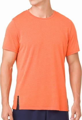 Effortless Fashion Asics  Gel-Cool 2 Mens Short Sleeve Running Top - Orange