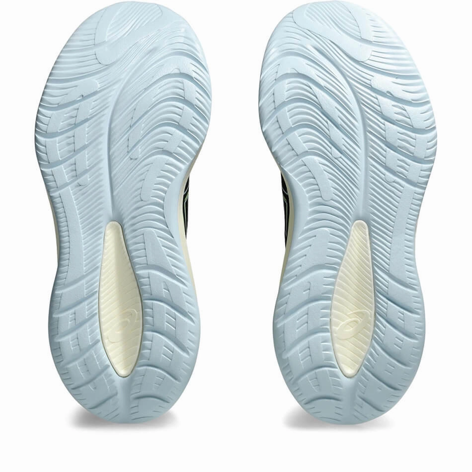 running as a hobby Thermal Regulating Lining ASICS GEL-CUMULUS 26 Men's Running Shoes in Black/Safety Yellow AW24