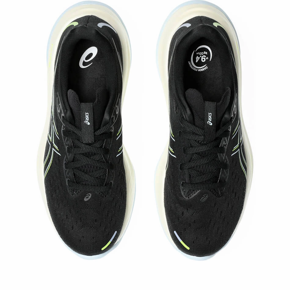 ASICS GEL-CUMULUS 26 Women's Running Shoes in Black/Safety Yellow  AW24 low - top style