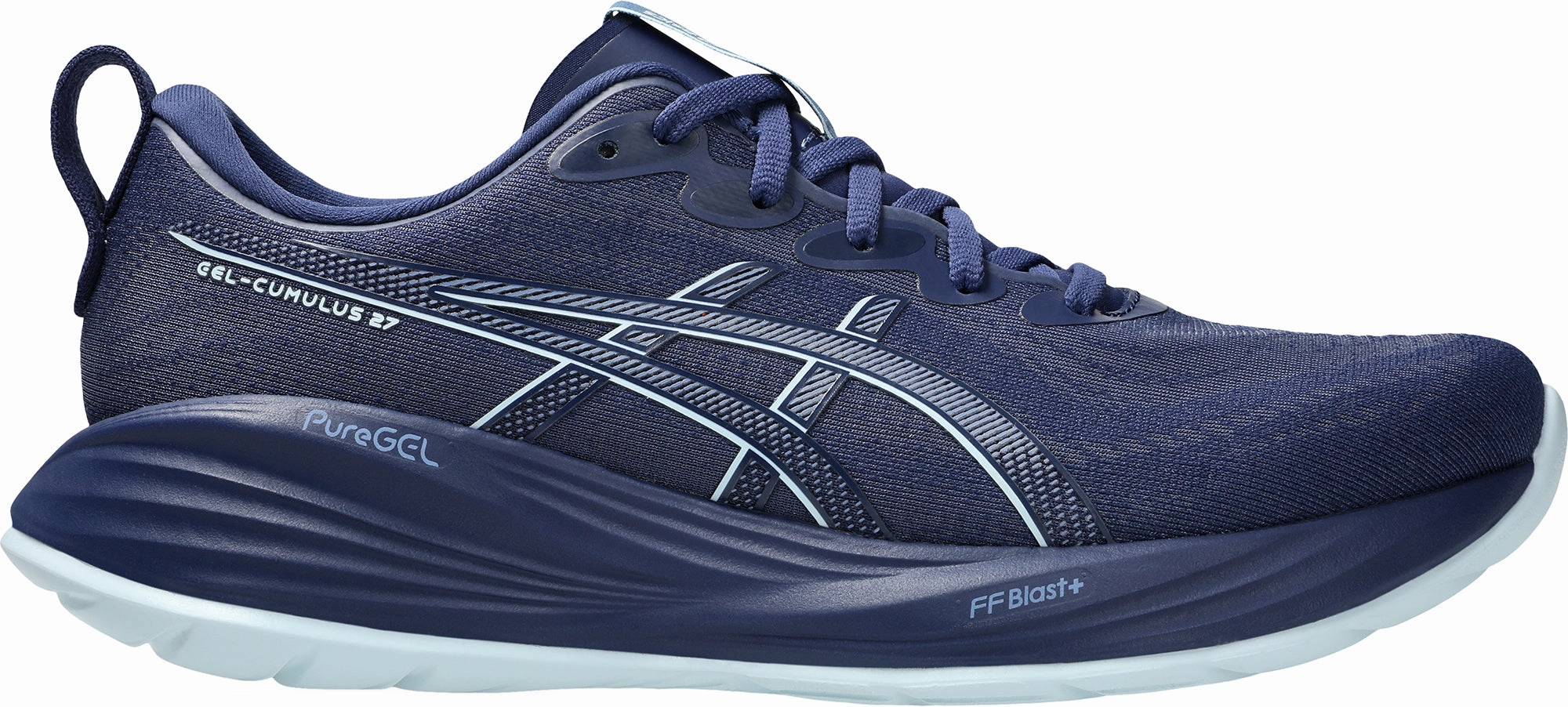 Orthopedic Fit Asics Gel Cumulus 27 Mens Running Shoes - Blue