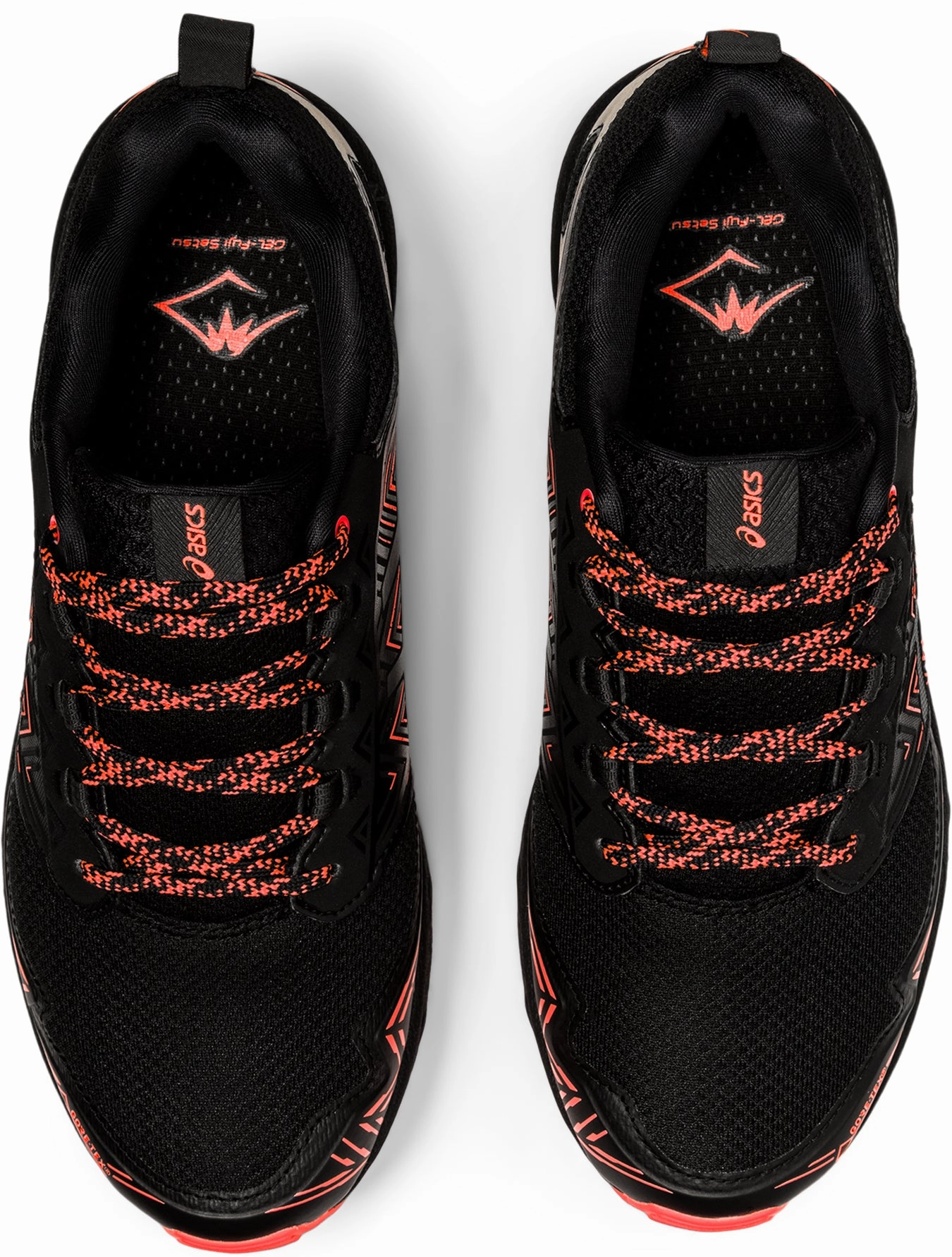 easy - to - wear shoes Vibration Dampening Core Asics Gel FujiSetsu 3 GORE-TEX Womens Winter Trail Running Shoes - Black