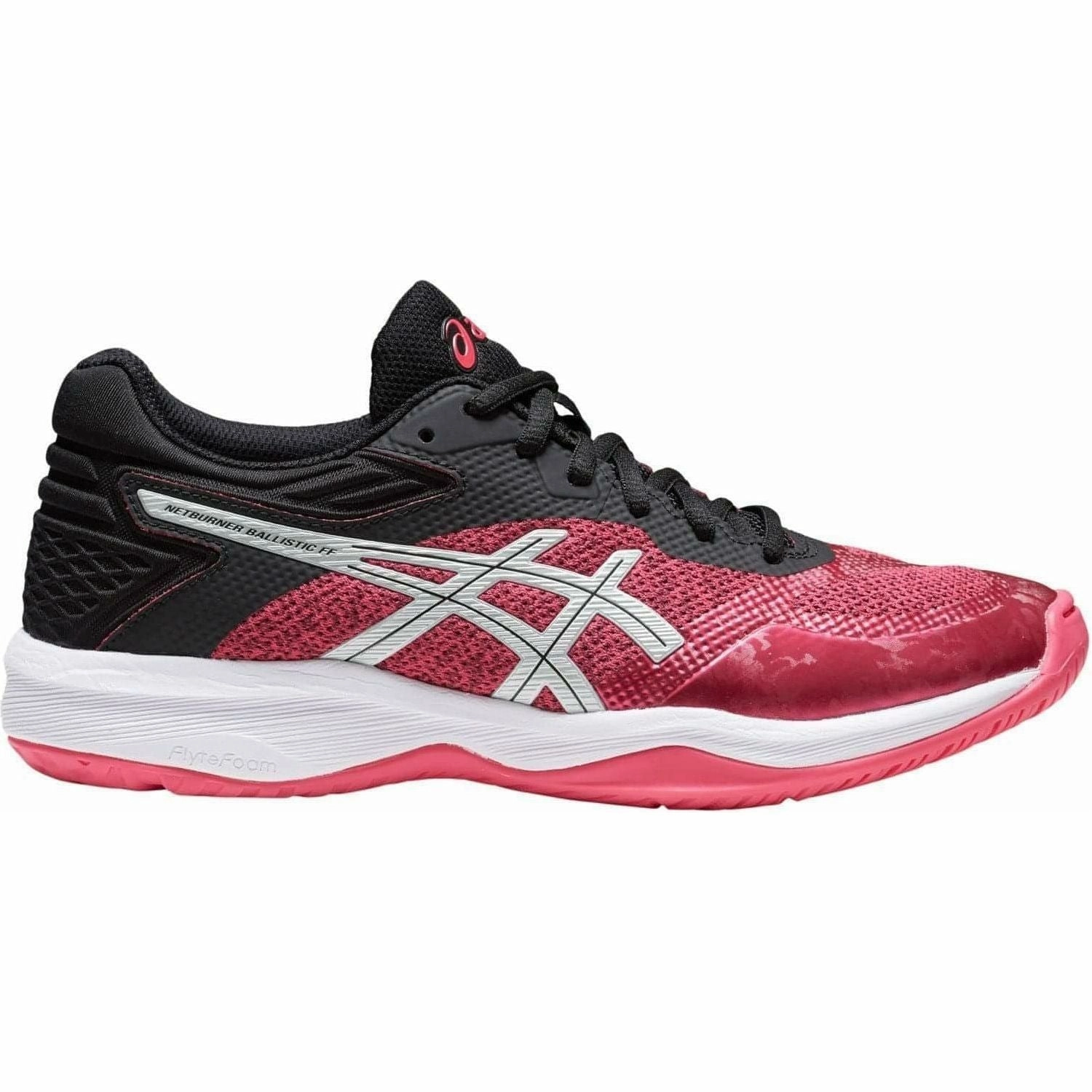 Every Terrain Lockdown fit Asics Gel Netburner Ballistic FF Womens Netball Shoes - Pink