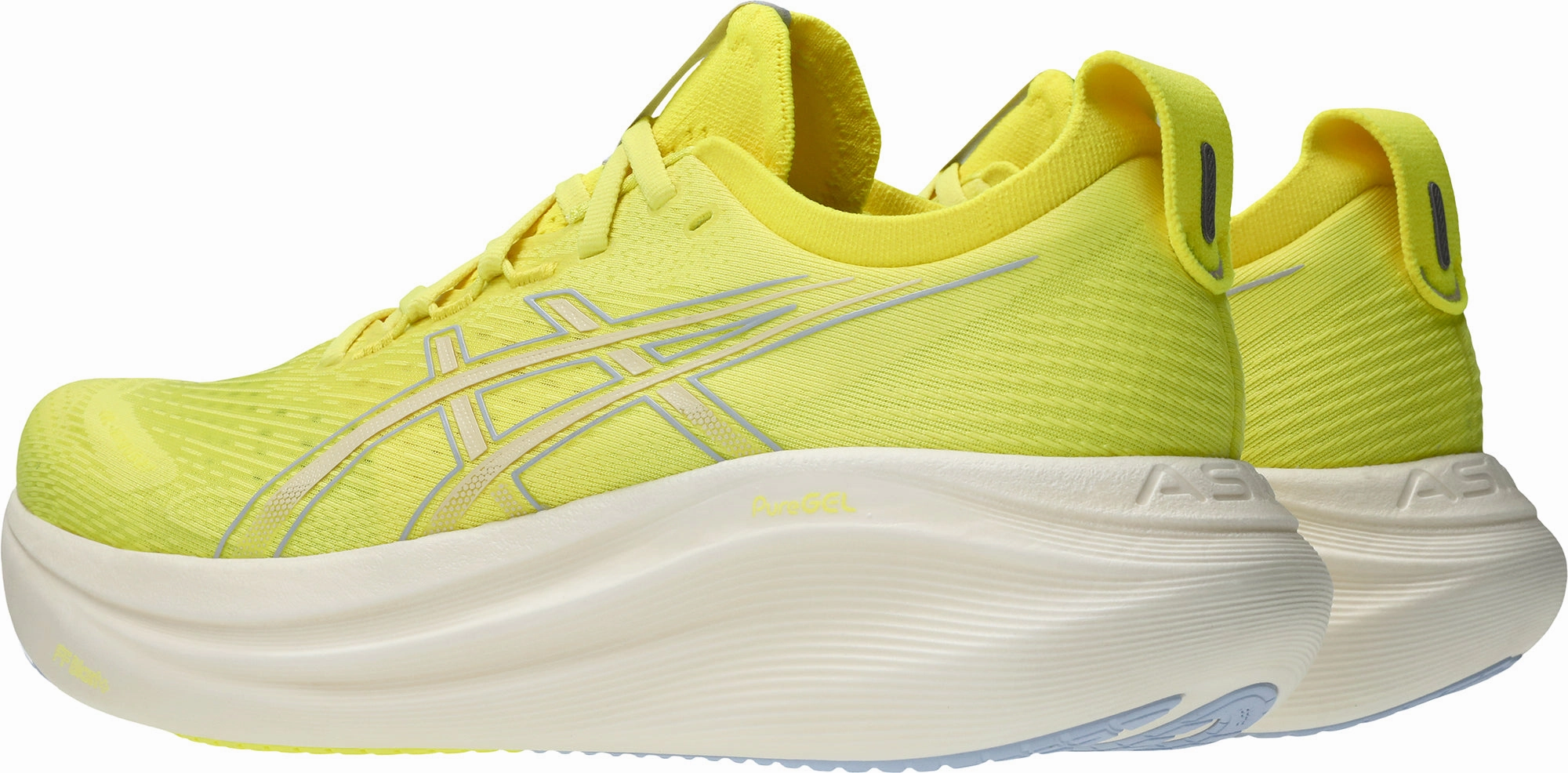 kids suitable for workouts Asics Gel Nimbus 27 Mens Running Shoes - Yellow