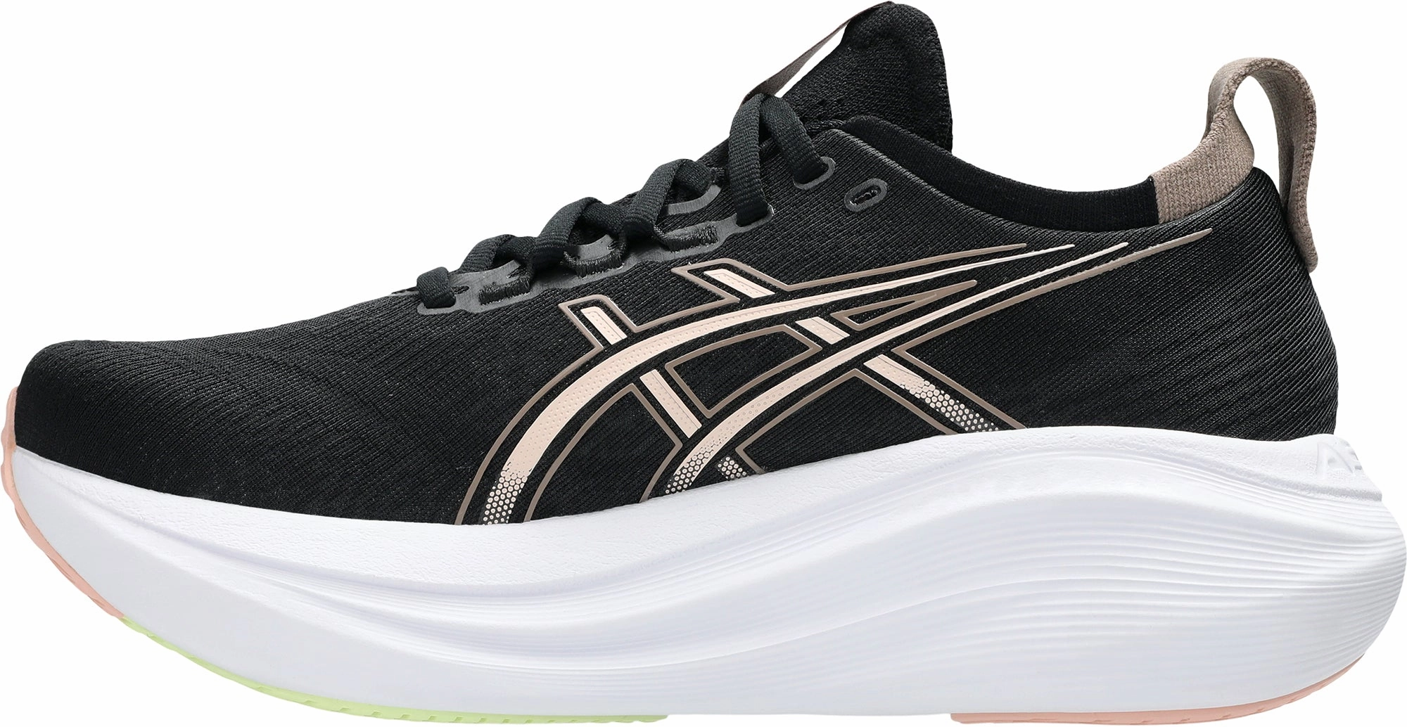 Affordable padded insole Asics Gel Nimbus 27 Womens Running Shoes - Black