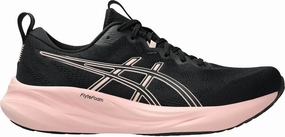 Asics Gel Pulse 16 Womens Running Shoes - Black Neutral Control Active Routine