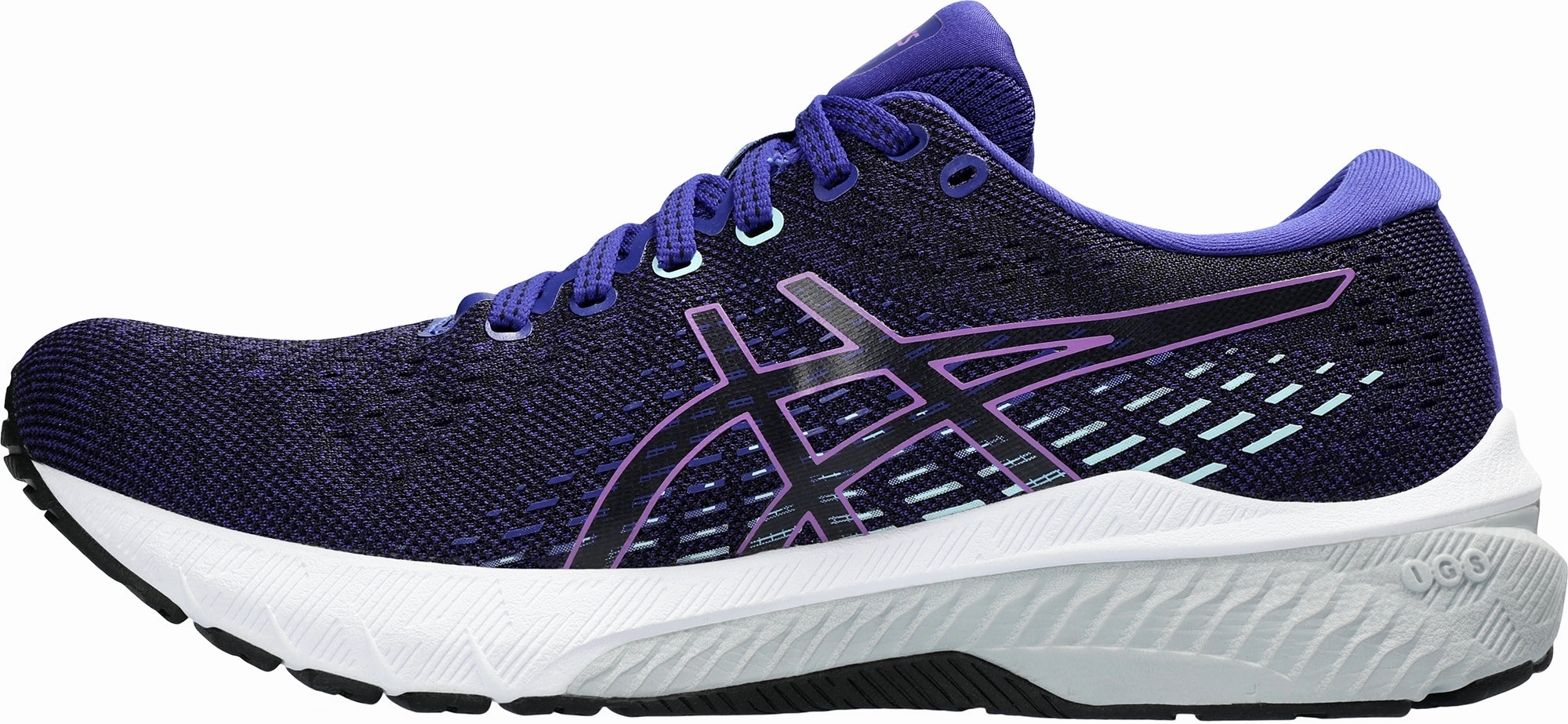 Impact Dispersing Structure Asics Gel Pursue 8 Womens Running Shoes - Blue